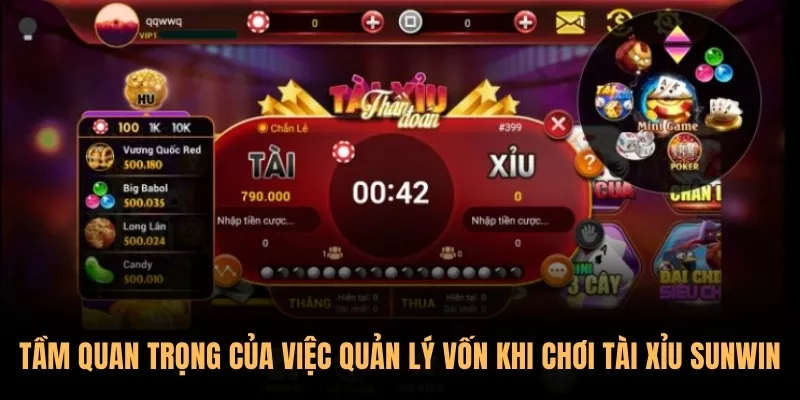 Tầm quan trọng của việc quản lý vốn khi chơi Tài Xỉu Sunwin